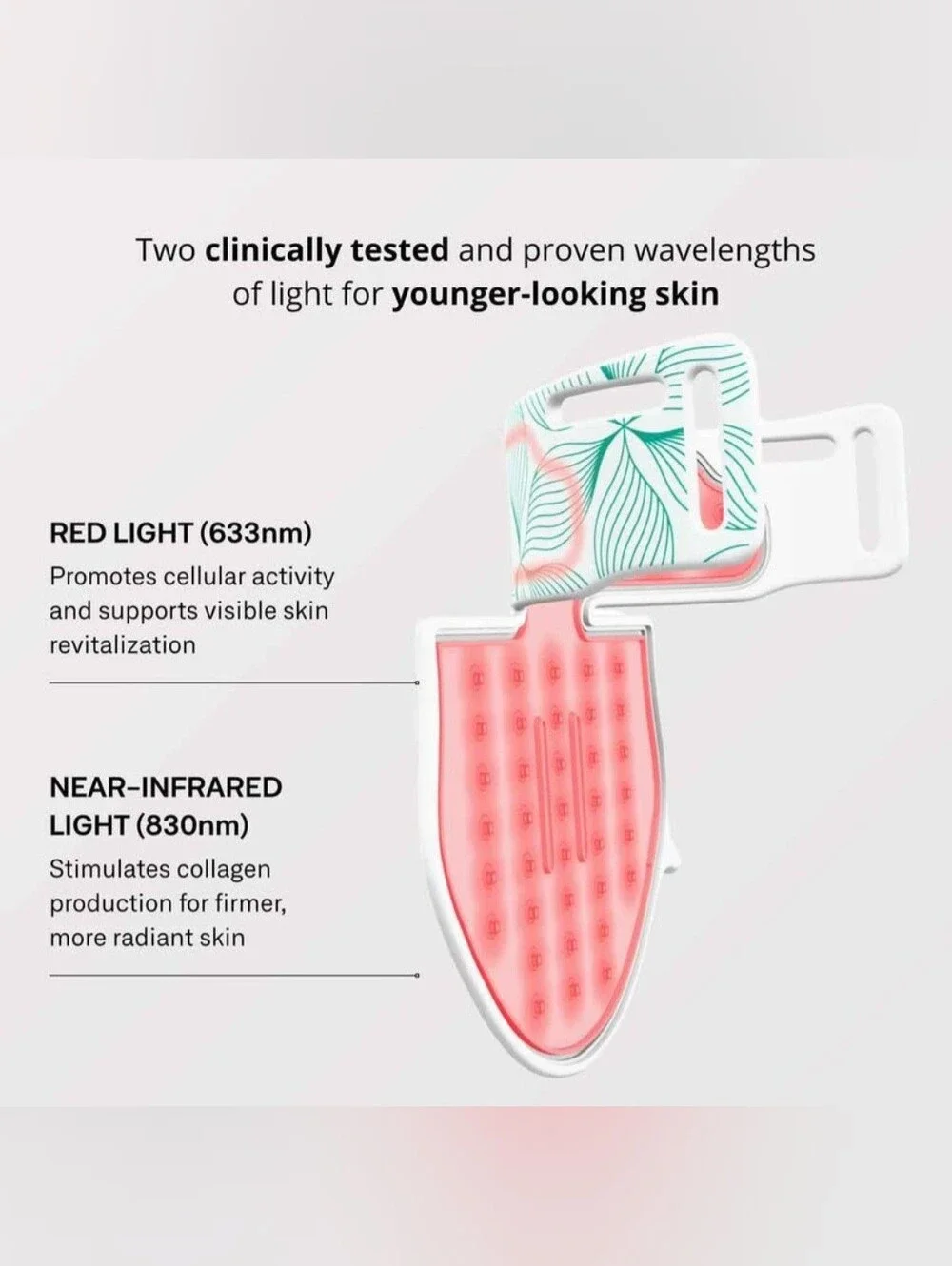 Omnilux Neck & Decolette LED Light Therapy Device